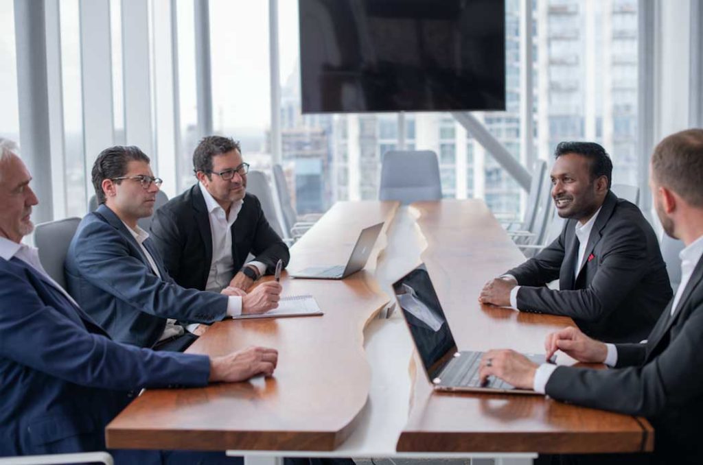 Shravan Parsi in meeting